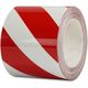 セーフラン安全用品 耐摩耗ラインテープ 幅100mmx22m 赤/白 15642 1巻