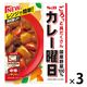エスビー食品　カレー曜日　中辛　230g　1セット（3個入）