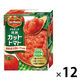 デルモンテ　完熟カットトマト（紙パック）388g　南欧産完熟トマト使用　1セット（12個）　素材缶詰（トマト）　キッコーマン