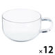 【まとめ買いセット】無印良品 耐熱ガラス ティーカップ 約250ml 1セット（1個×12） 良品計画