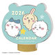 【アウトレット】【2026年度版カレンダー】アートプリントジャパン 26CL/168 ダイカット卓上/ちいかわ 1冊