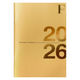 【アウトレット】【2026年度版手帳】日本ノート FOB B6 ダイアリーノート マンスリー ゴールド PBF75GO26 1冊