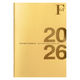 【アウトレット】【2026年度版手帳】日本ノート FOB A6 ミニダイアリーノート マンスリー ゴールド PBF55GO26 1冊