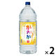 麦焼酎 かのか 25度 4L ペット 1セット（1本×2） 甲乙混和焼酎 アサヒ