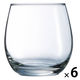 ARC メインタンブラー 320CC クリア 48326 1セット（1個×6） お冷グラス ワールドクリエイト