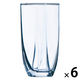 ARC エッフェルタンブラー 350CC クリア 48329 1セット（1個×6） お冷グラス ワールドクリエイト