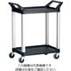Trust トラスト Hi5ユーティリティーカート S2段 ブラック 4010 1個 62-6590-47（直送品）