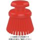 Trust 脱毛防止 丸型ハンドブラシ ハード レッド 122333 1個 62-6599-48（直送品）