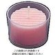 ペガサス・キャンドル カップ入 カラーキャンドルローソク ピンク (24ヶ入) 62-6698-46 1箱(24個)（直送品）