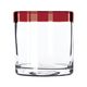 Libbey リビー アルバ ロック(6ヶ入) レッド 92302R 1ケース(6個) 62-6809-05（直送品）