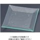遠藤商事 タイガーグラス スクエアプレート 185 クリア 163-194-02 1枚 62-6835-65（直送品）