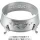 江部松商事 H 洋白 丸皿飾台 28インチ用 三種メッキ 63-7167-46 1個（直送品）