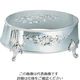 江部松商事 H 洋白 小判皿飾台 24インチ用 三種メッキ 63-7166-91 1個（直送品）
