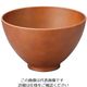江部松商事 耐熱5寸飛鳥木目丼 総ライトブラウン 1001123 63-7198-49 1個（直送品）
