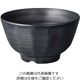 台和 メラミン食器 キワミ鉢 15cm TDー800ーBKM 黒マット 63-7199-41 1個（直送品）