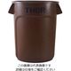 Trust ラウンドコンテナ 121L ブラウン 1013 1個 64-4200-80（直送品）