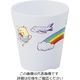 アヅミ産業 メラミンお子様食器 「みんなともだち。」 カップ YMF-1 1個 64-4205-69（直送品）