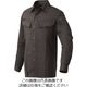 アイトス 長袖シャツ(男女兼用) チャコール S 30535-014-S 1着 144-7503（直送品）