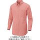 アイトス 長袖ボタンダウンシャツ(コードレーン)(男女兼用) レッド SS 50401-109-SS 1着 143-1810（直送品）