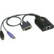 ATEN コンピューターモジュール DVI/USB/スマートカードリーダー対応 KA7166 1台 115-2800（直送品）