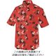 アイトス ボタンダウンアロハシャツ(カジーマ)(男女兼用) レッド L 56110-009-L 1着 143-0039（直送品）