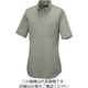 アイトス 半袖ボタンダウンシャツ(コードレーン)(男女兼用) グリーン SS 50402-115-SS 1着 143-4983（直送品）