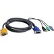 ATEN USB・PS/2コンボKVMケーブル SPHDタイプ 1.2m 2L-5301UP 1本 115-2052（直送品）