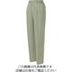アイトス レディースシャーリングパンツ(2タック) アースグリーン 4L 5373-005-4L 1着 145-4195（直送品）