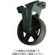 ヨドノ 鋳物車輪固定車付きベアリング無 75φ CA-K75 1個 133-6085（直送品）