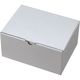 ヘッズ 無地シルバーグレーギフトボックス-3 外寸：W223×H110×D170mm MSG-GB3 1セット（30枚：10枚×3パック）