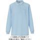 アイトス 長袖ポロシャツ(男女兼用) サックス 3L 7614-007-3L 1着 145-1959（直送品）