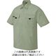 アイトス 半袖シャツ(男女兼用) アースグリーン 3L 5576-005-3L 1着 144-7255（直送品）