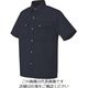 アイトス 半袖シャツ(男女兼用) ネイビー S 5666-008-S 1着 145-0357（直送品）