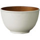 正和 ボウル 12.5cm M 木目調 isso ecco ホワイト 409994 1個（直送品）