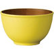 正和 ボウル 12.5cm M 木目調 isso ecco イエロー 409995 1個（直送品）