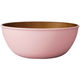 正和 サラダボウル 19.5cm 木目調 isso ecco ピンク 411418 1個（直送品）
