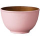正和 ボウル 12.5cm M 木目調 isso ecco ピンク 409996 1個（直送品）