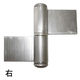 フジテックジャパン 鉄旗丁番(右)75mm 片開き扉 鉄扉用ヒンジ金具 2個入 1100100010360 1箱(2個入)（直送品）