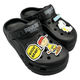 コマリヨー スヌーピー EVA厚底クロッグサンダル BLK 25.0cm  8343ー01 1足