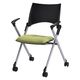 TOKIO ネスティング・スタッキングチェア 肘付 グリーン 1箱(4脚入) 並行 垂直 ミーティングチェア キャスター付き（取寄品）
