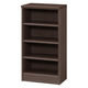 大洋 Shelfit バリュープライスカラーラック 幅442×奥行310×高さ881mm ダークブラウン NC9045 (DB) 1台（直送品）