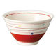 アースモス 点彩渦多用丼(赤)(1個入り) tri-311361923 1セット(1個入)（直送品）