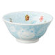 アースモス 招き猫 青4.8多用丼(5個入り) tri-316160750 1セット(5個入)（直送品）