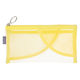 【アウトレット】【Goエシカル】訳あり プラス ペンケース フラットタイプ パスティ メッシュタイプ  イエロー 98784 1個