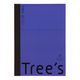 日本ノート Trees Ｂ５Ｂ罫３０枚ディープパープル UTR3BV 1冊（直送品）
