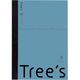 日本ノート Trees A5 B罫 30枚 ブルーグレー UTRBA5GR 1冊（直送品）
