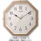 リズム シチズン 電波 壁掛け時計 連続秒針 白 305x305x47.2 8MY544-003 1個 228-5275（直送品）