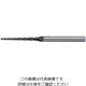 日進工具 NS 深リブ用テーパーエンドミル MRT425 φ1.6X2度X8 1.6X2X8 1個 697-8452（直送品）