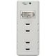 朝日電器 耐雷集中ＳＷタップ　６個口　ホワイト A-S600SW(W) 1個（直送品）