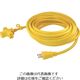正和電工 トライアングルマルチタップ 125Vー15A 10m 黄 VCTM-10Y 1本 851-3803（直送品）